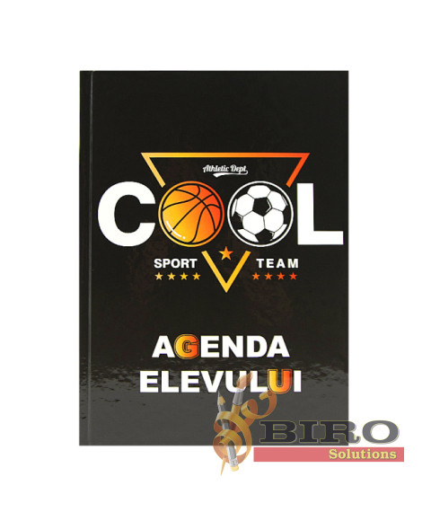 Agendă elevului NEW SCHOOL TEAM 48 foi, copertă tare